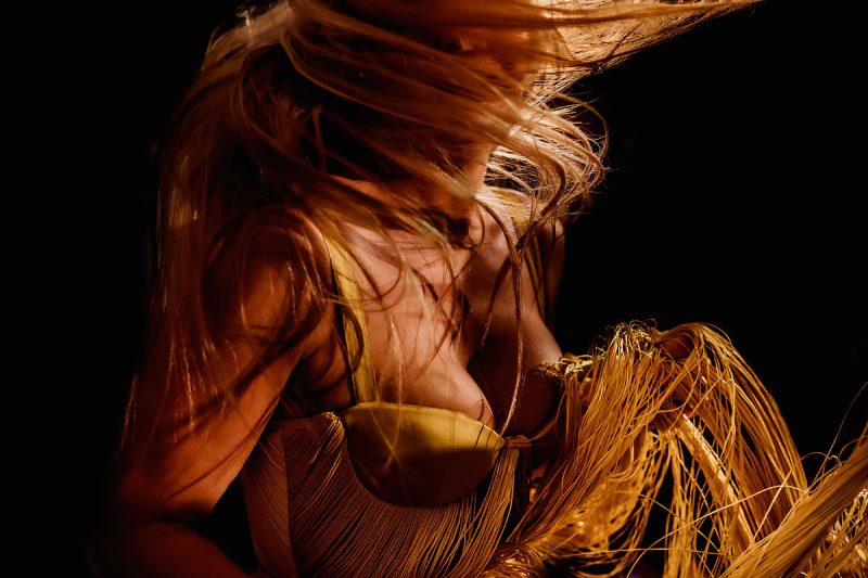 An abstract dancing photo from a destination wedding in sorrento italy - epic wedding party photo by Oben Studio®